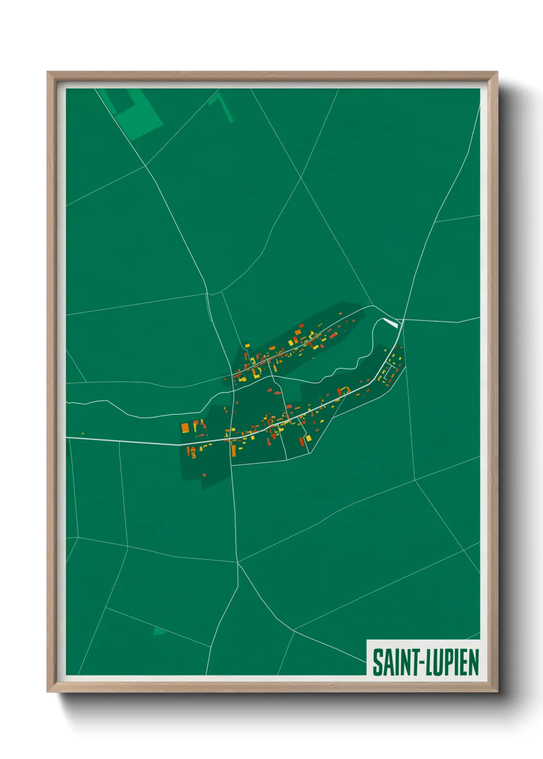 Un poster carteSaint-Lupien