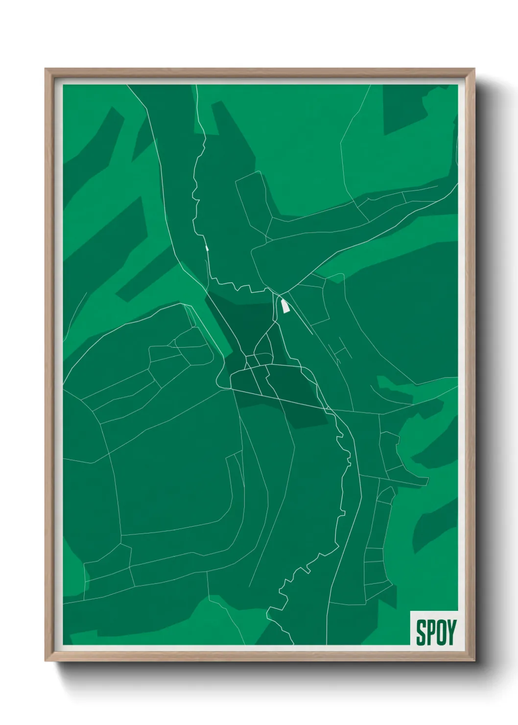 Une affiche de carte sur Spoy