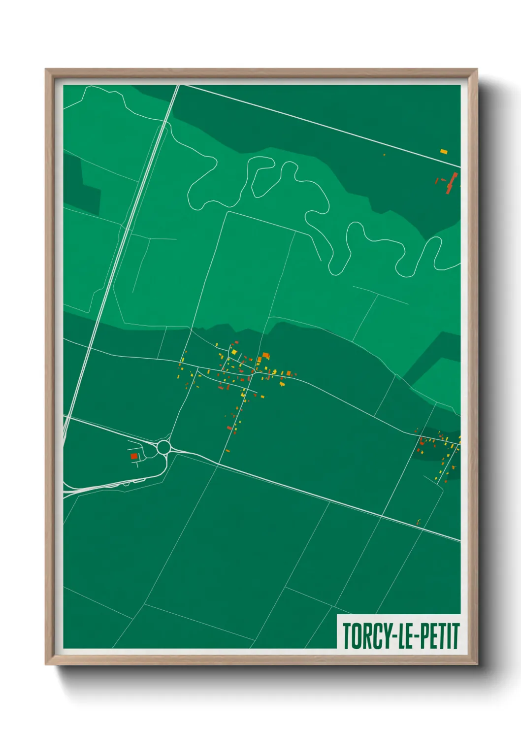 Un poster carteTorcy-le-Petit