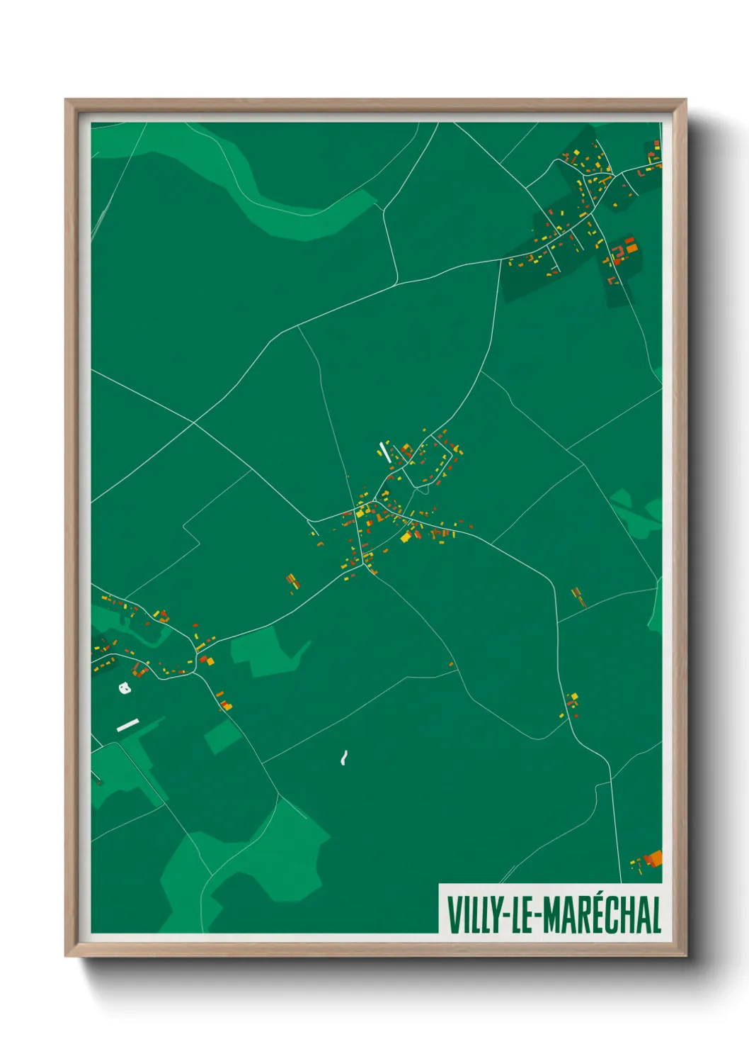 Un poster carteVilly-le-Maréchal