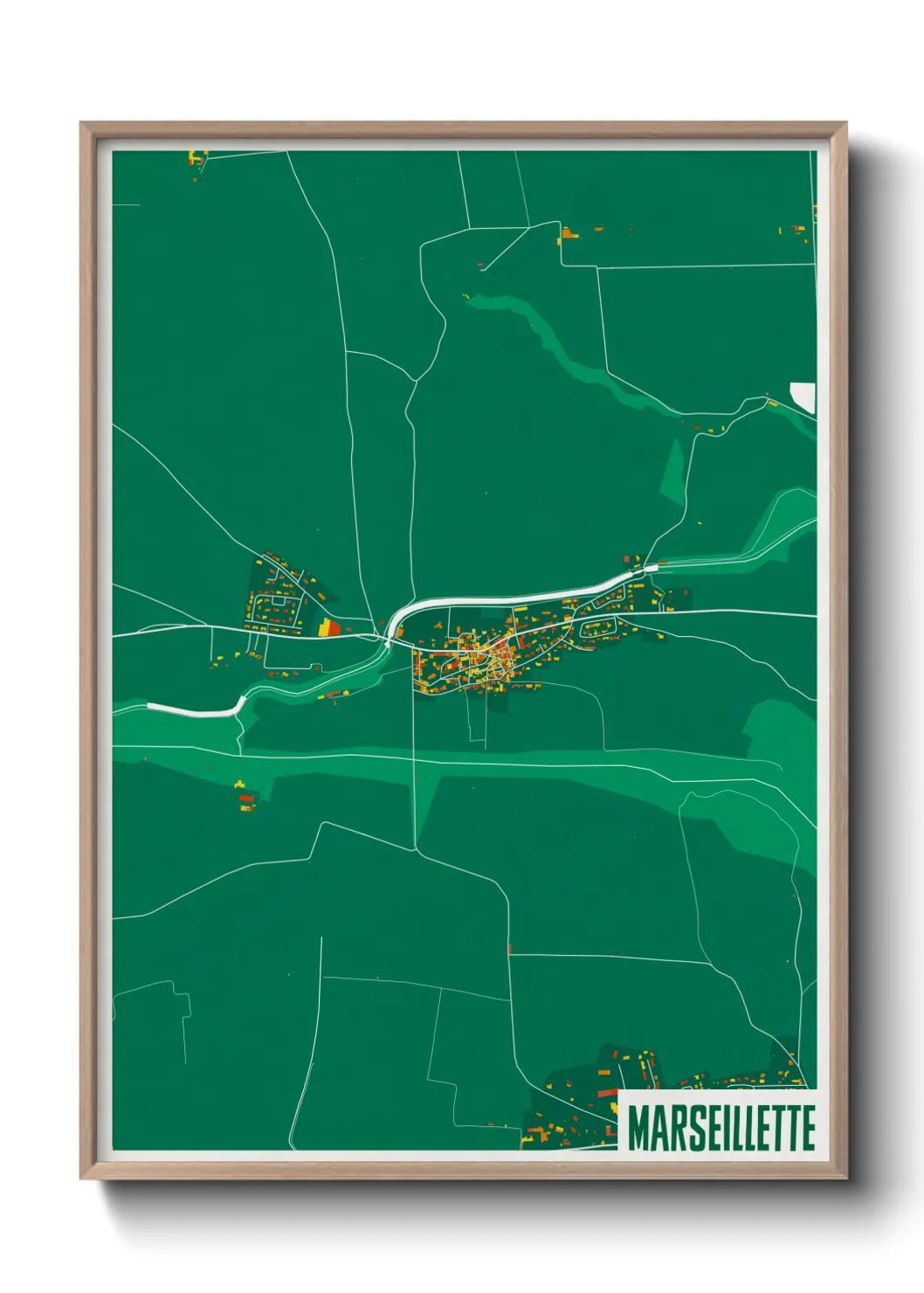 Un poster carteMarseillette