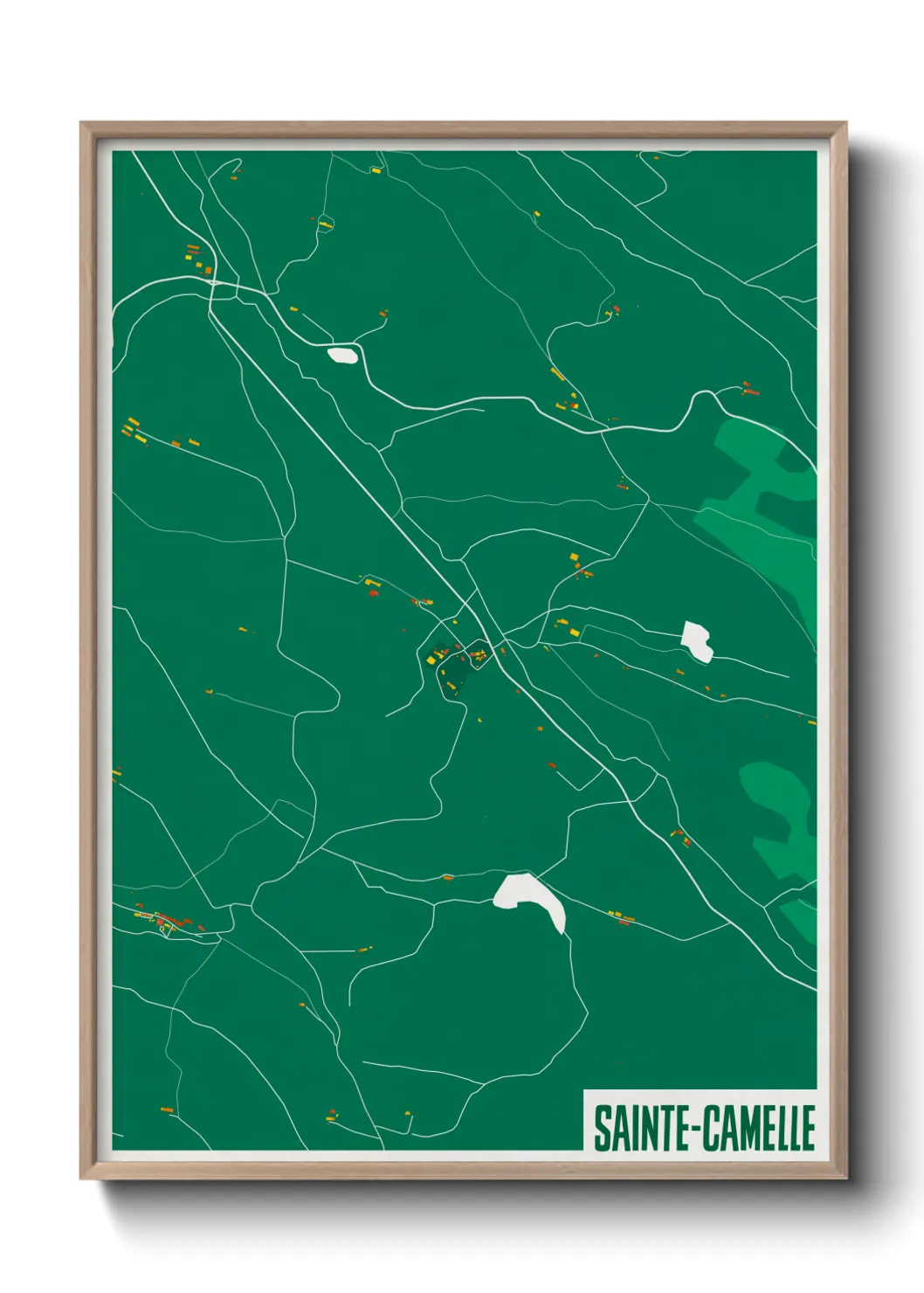 Un poster carteSainte-Camelle
