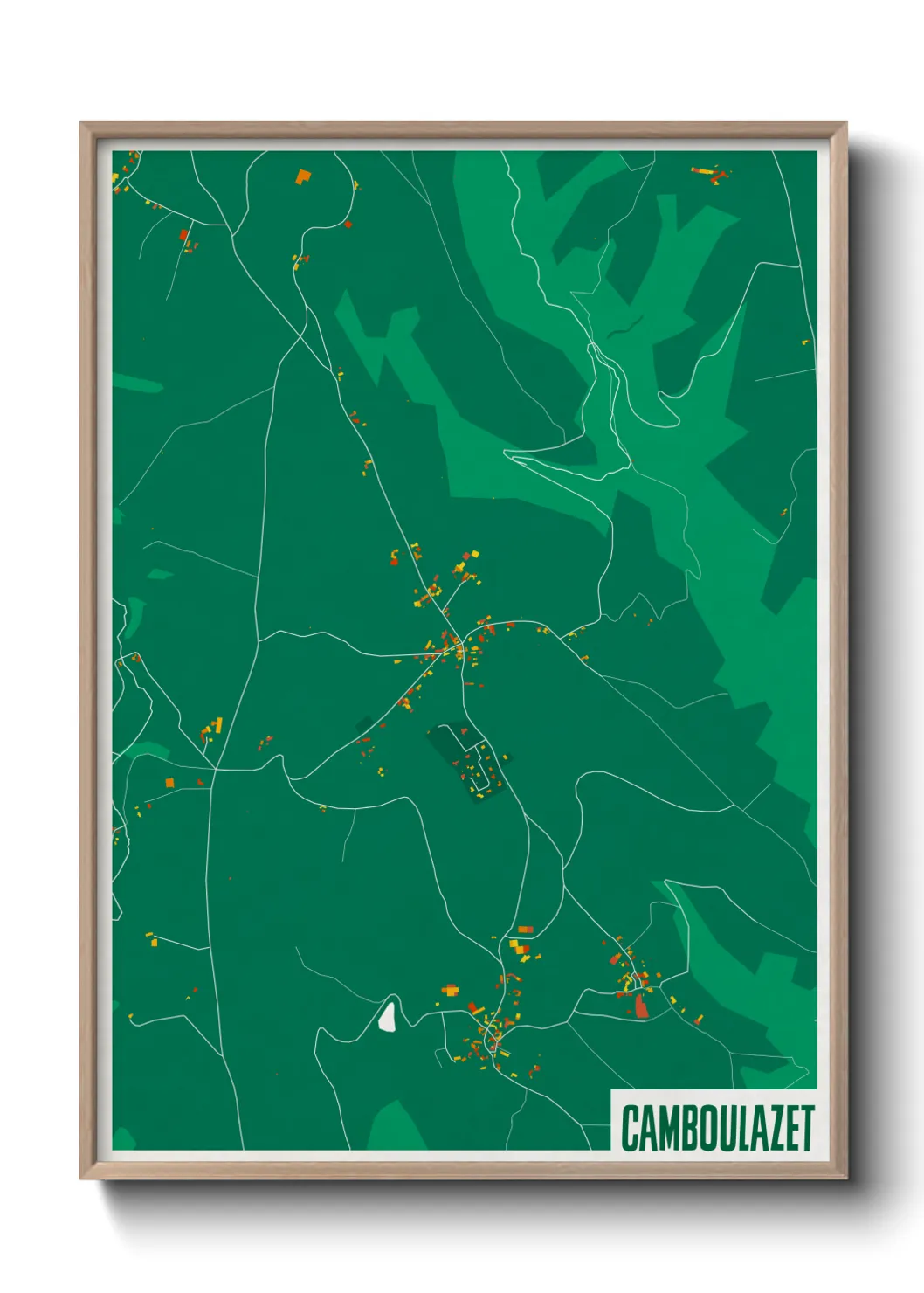 Un poster carteCamboulazet