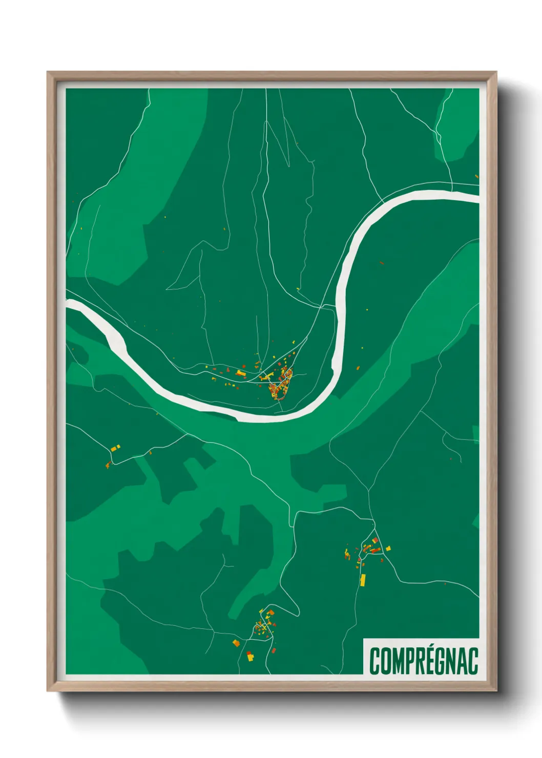 Un poster carteComprégnac