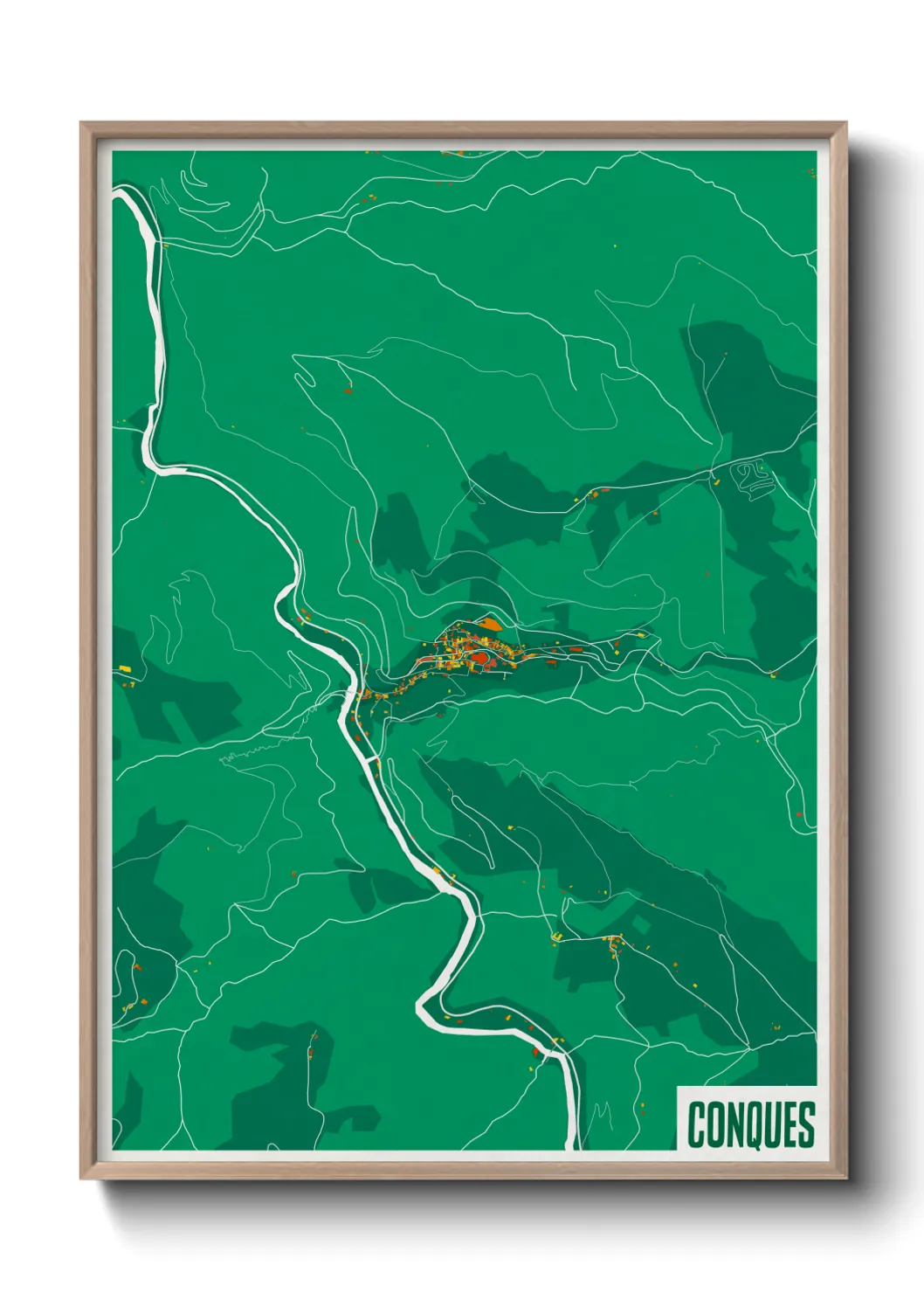 Un poster carteConques