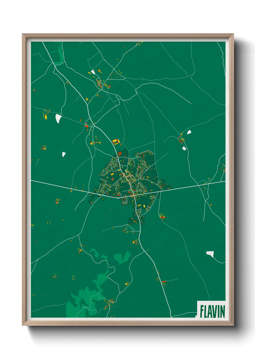 Un poster carteFlavin