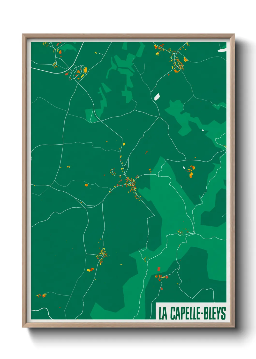 Un poster carteLa Capelle-Bleys