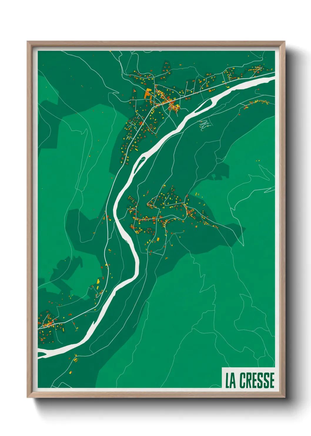 Un poster carteLa Cresse