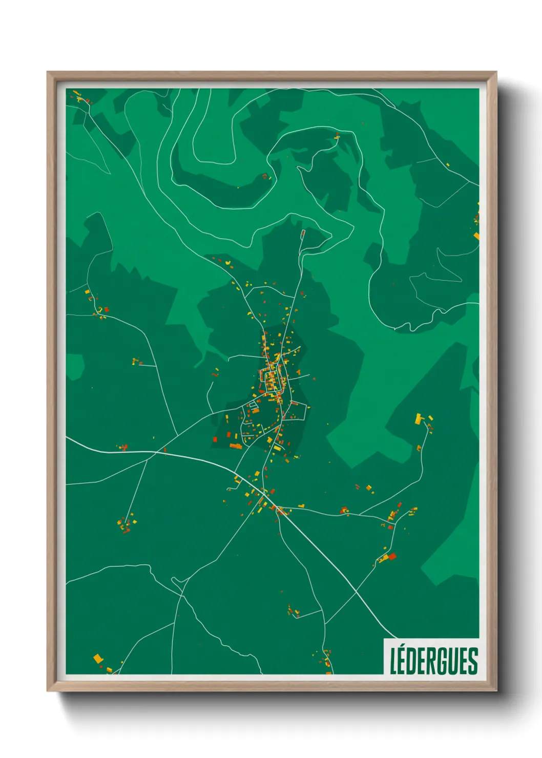 Un poster carteLédergues