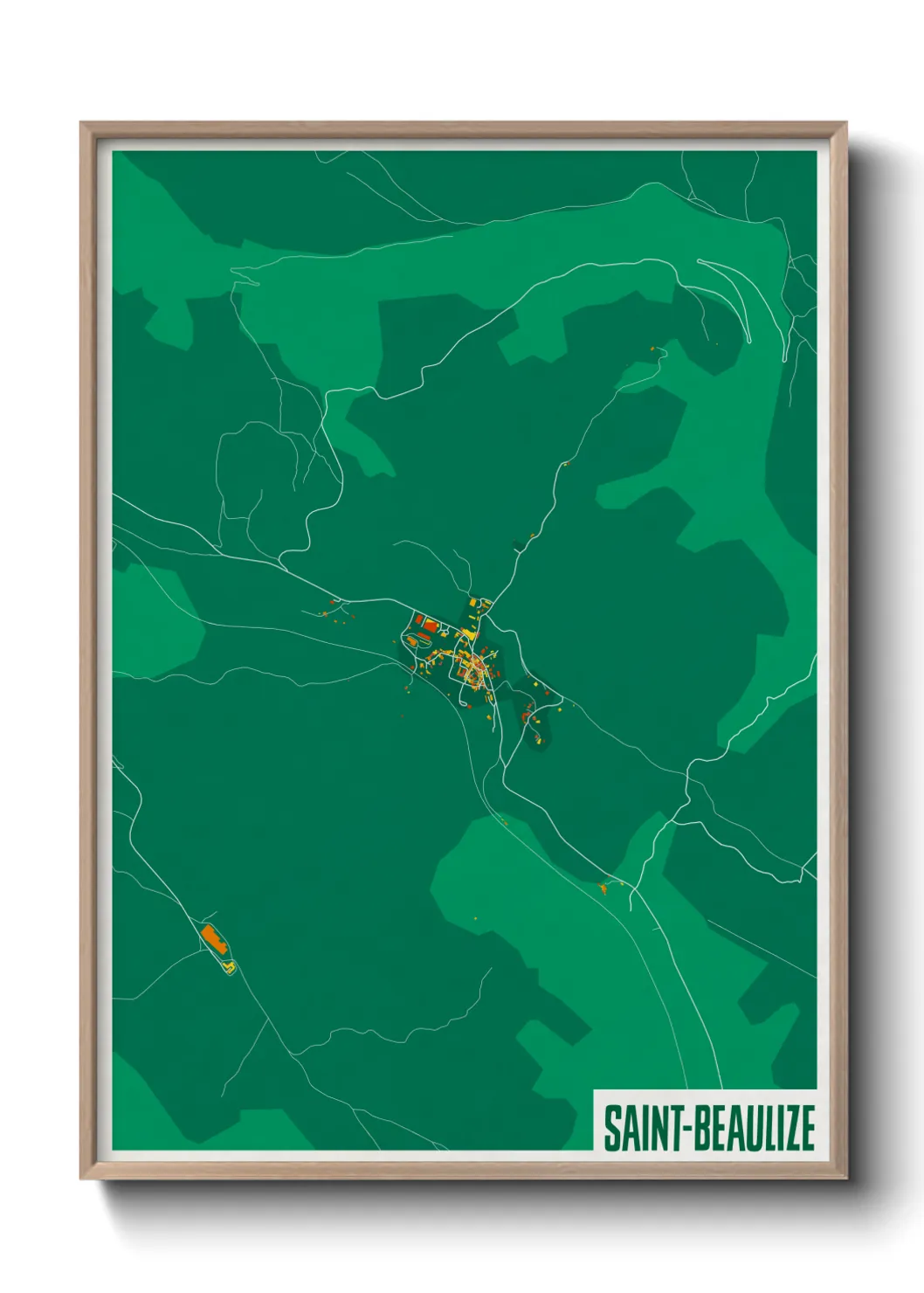 Un poster carteSaint-Beaulize