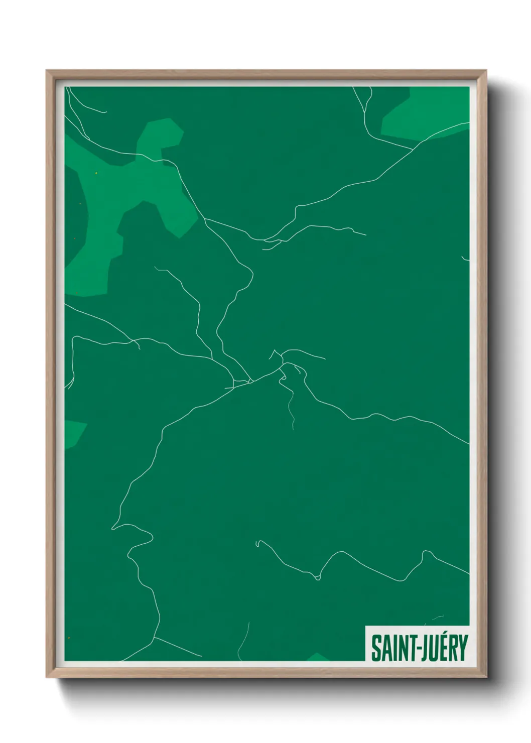 Un poster carteSaint-Juéry