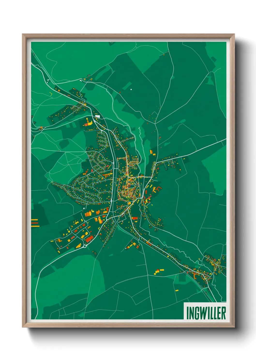 Un poster carteIngwiller