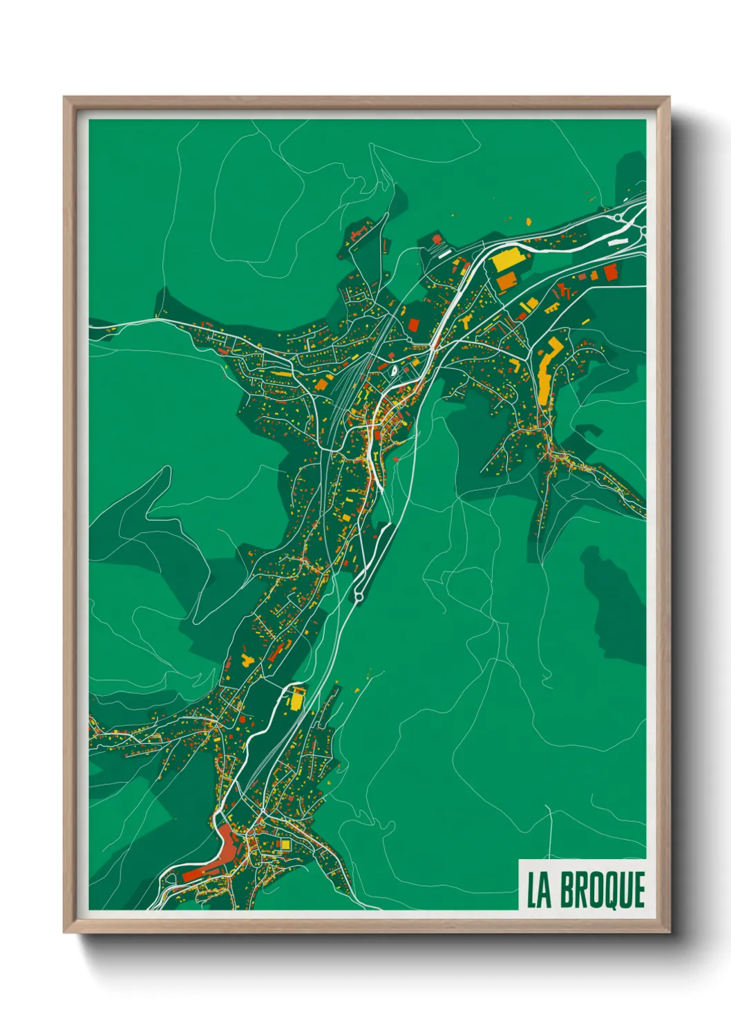 Un poster carteLa Broque