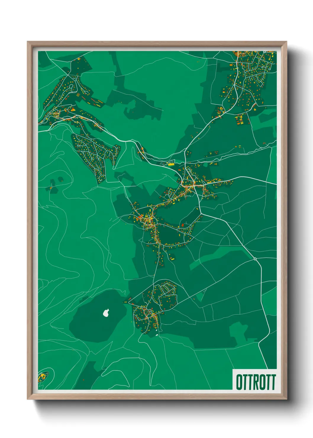 Une affiche de carte sur Ottrott