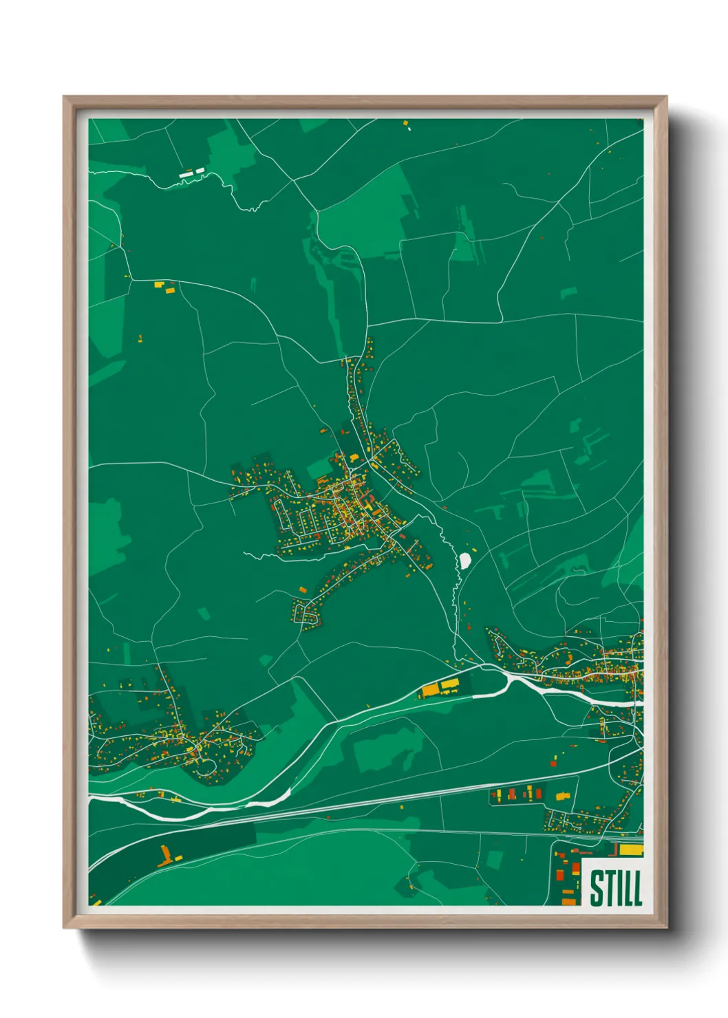 Une affiche de carte sur Still
