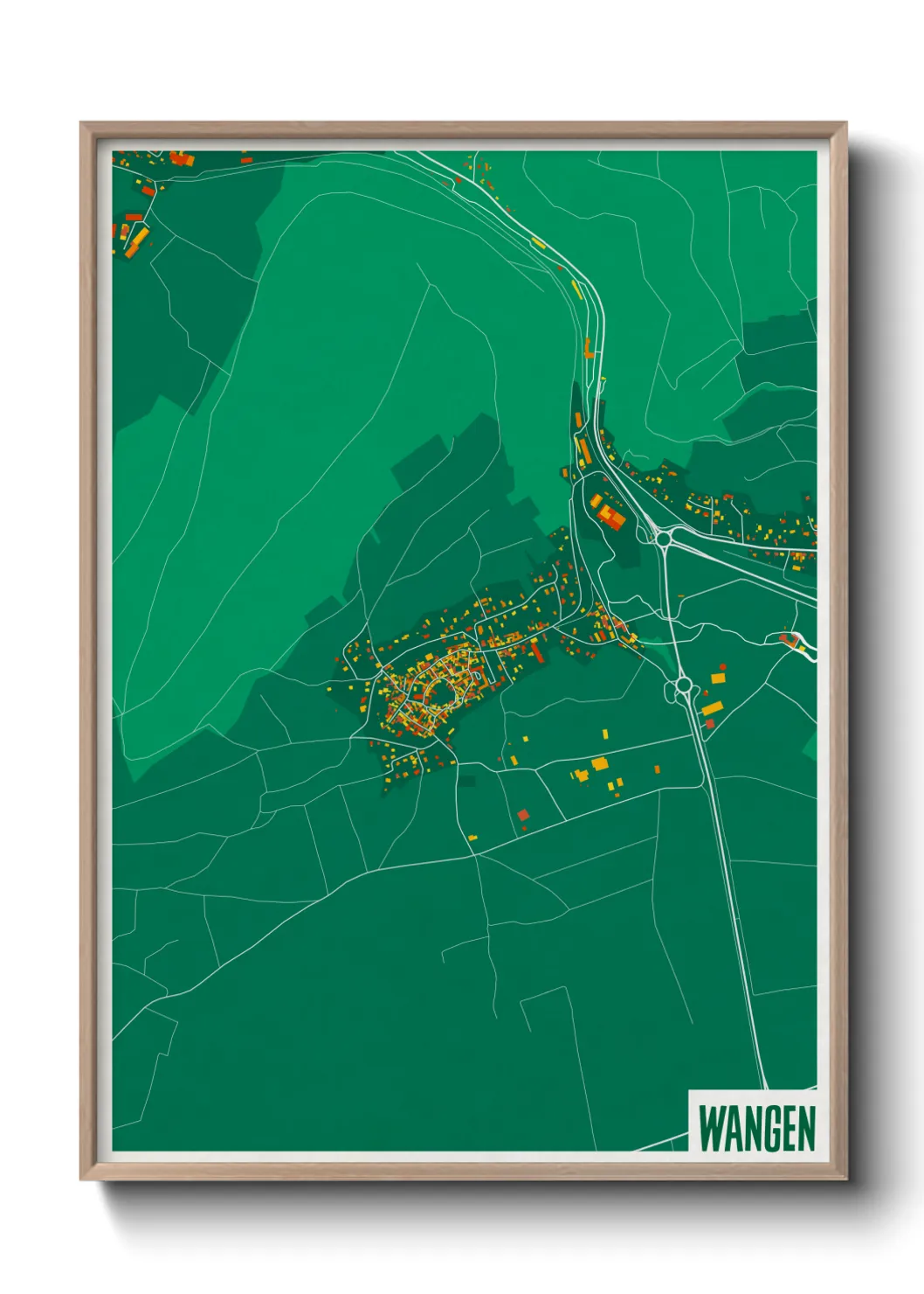 Un poster carteWangen