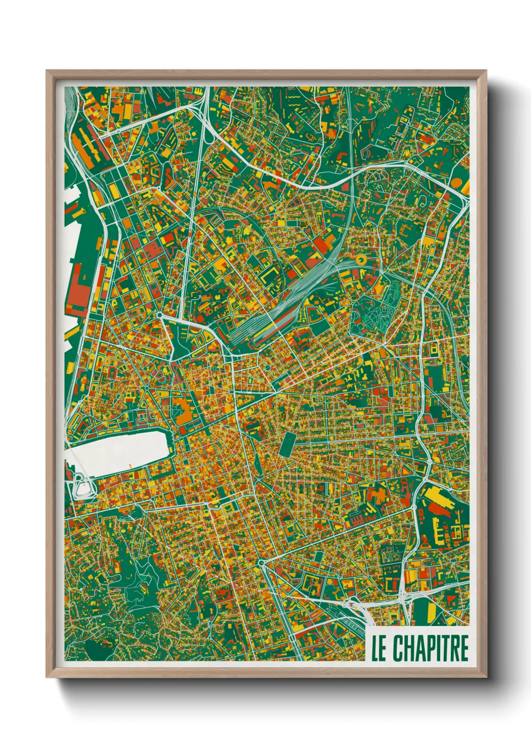 Une affiche de carte sur Le Chapitre