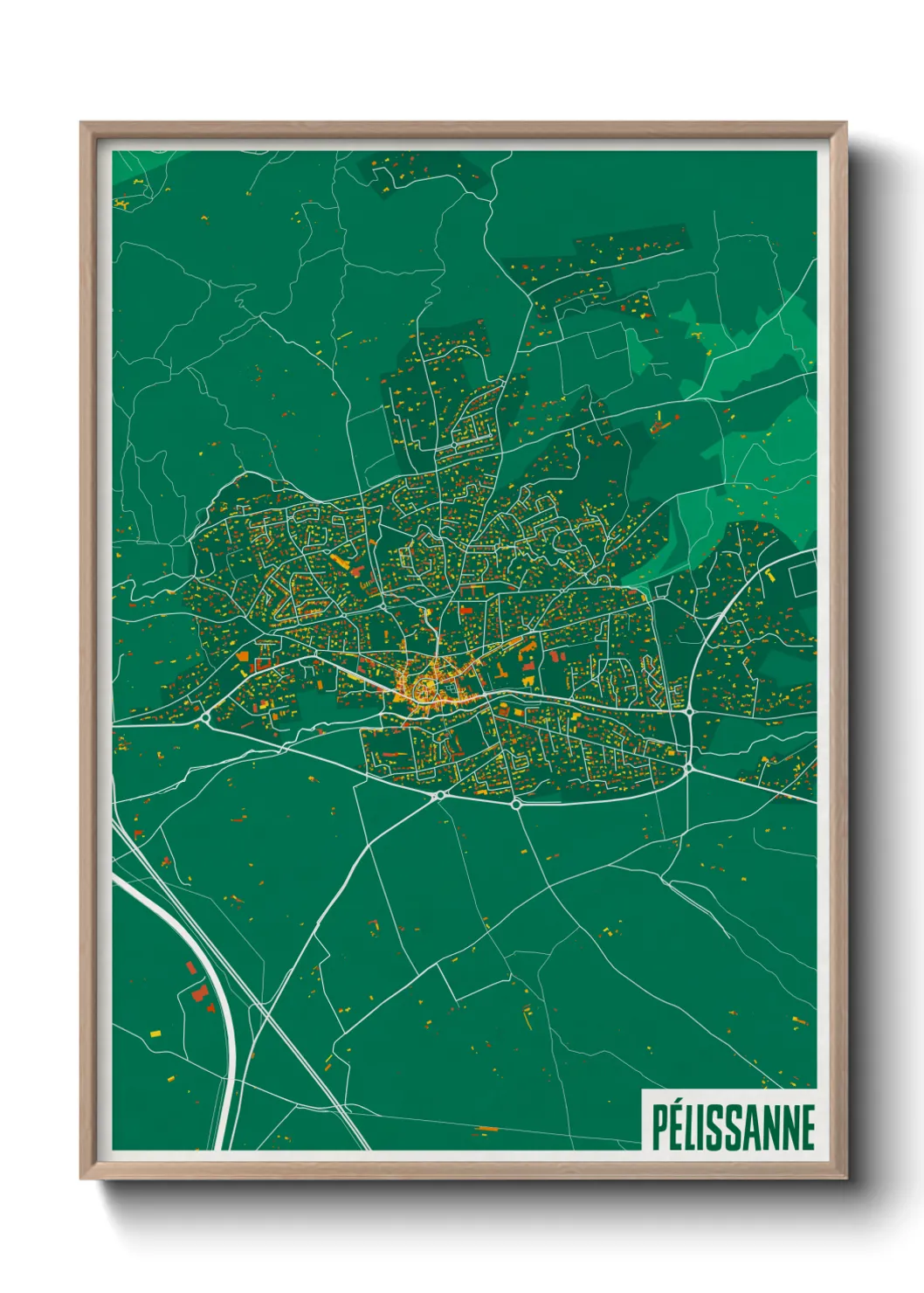 Un poster cartePélissanne