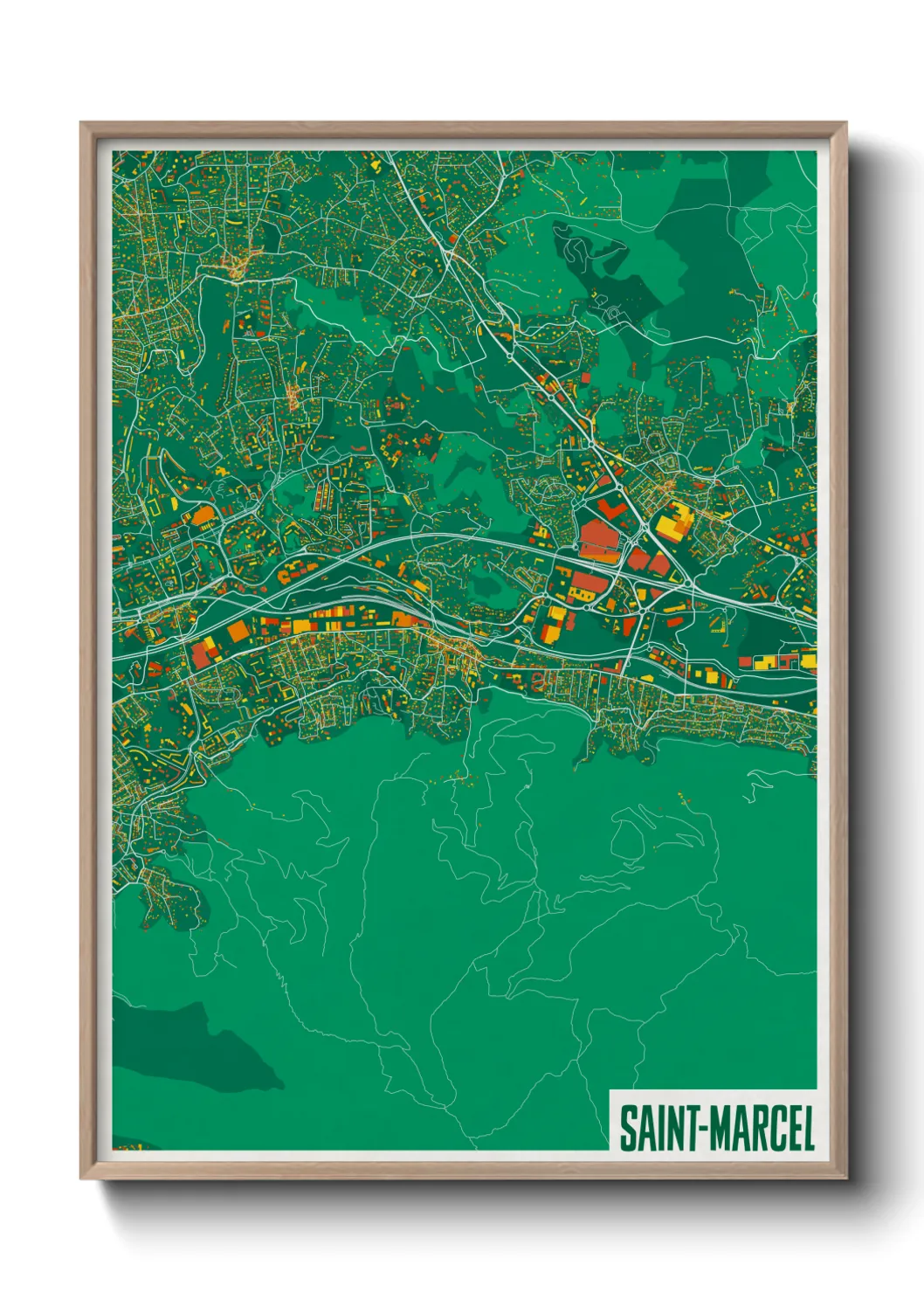 Un poster carteSaint-Marcel