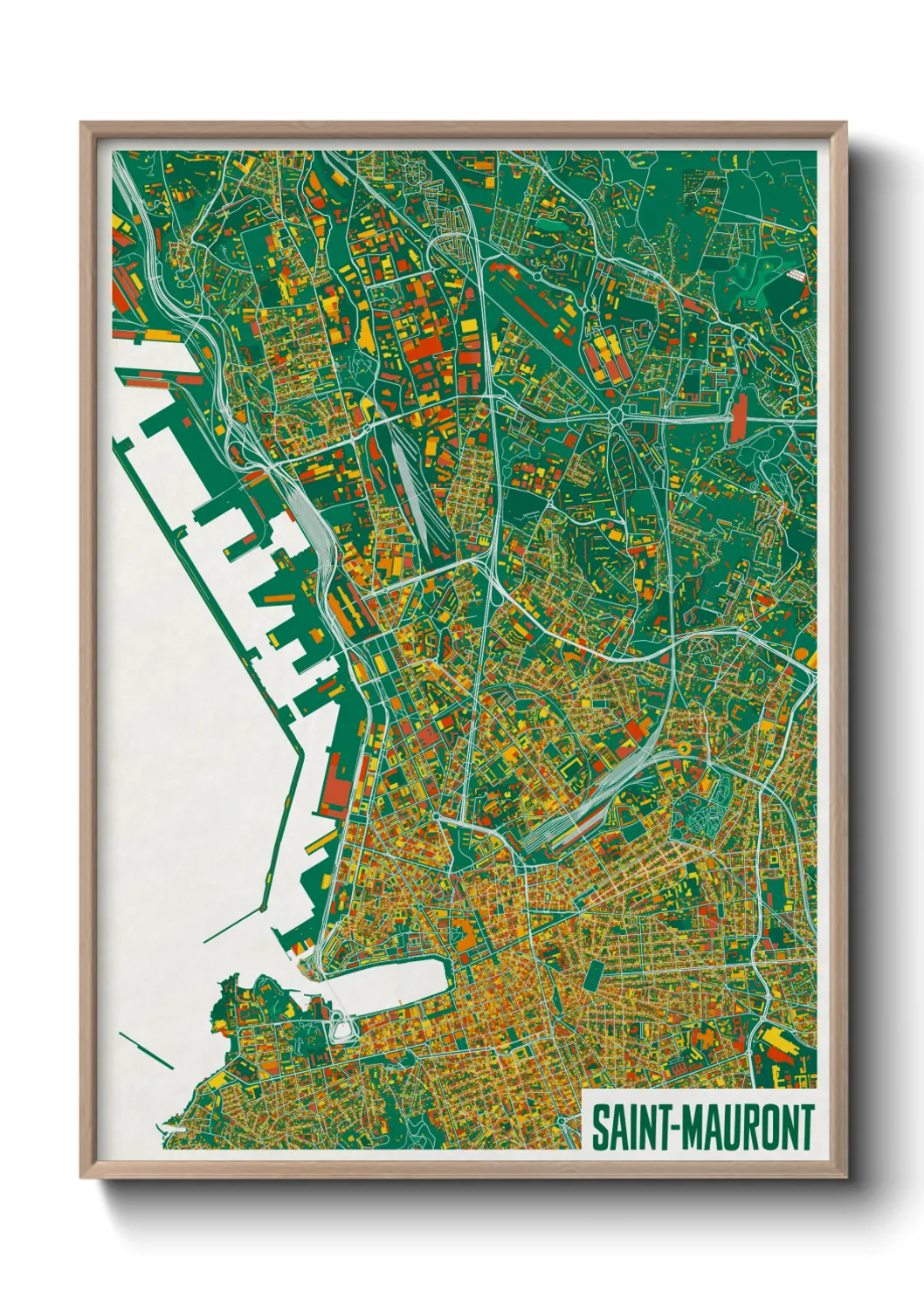 Un poster carteSaint-Mauront