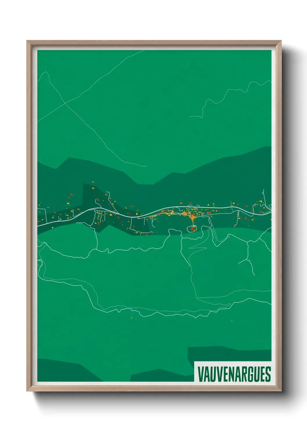 Un poster carteVauvenargues