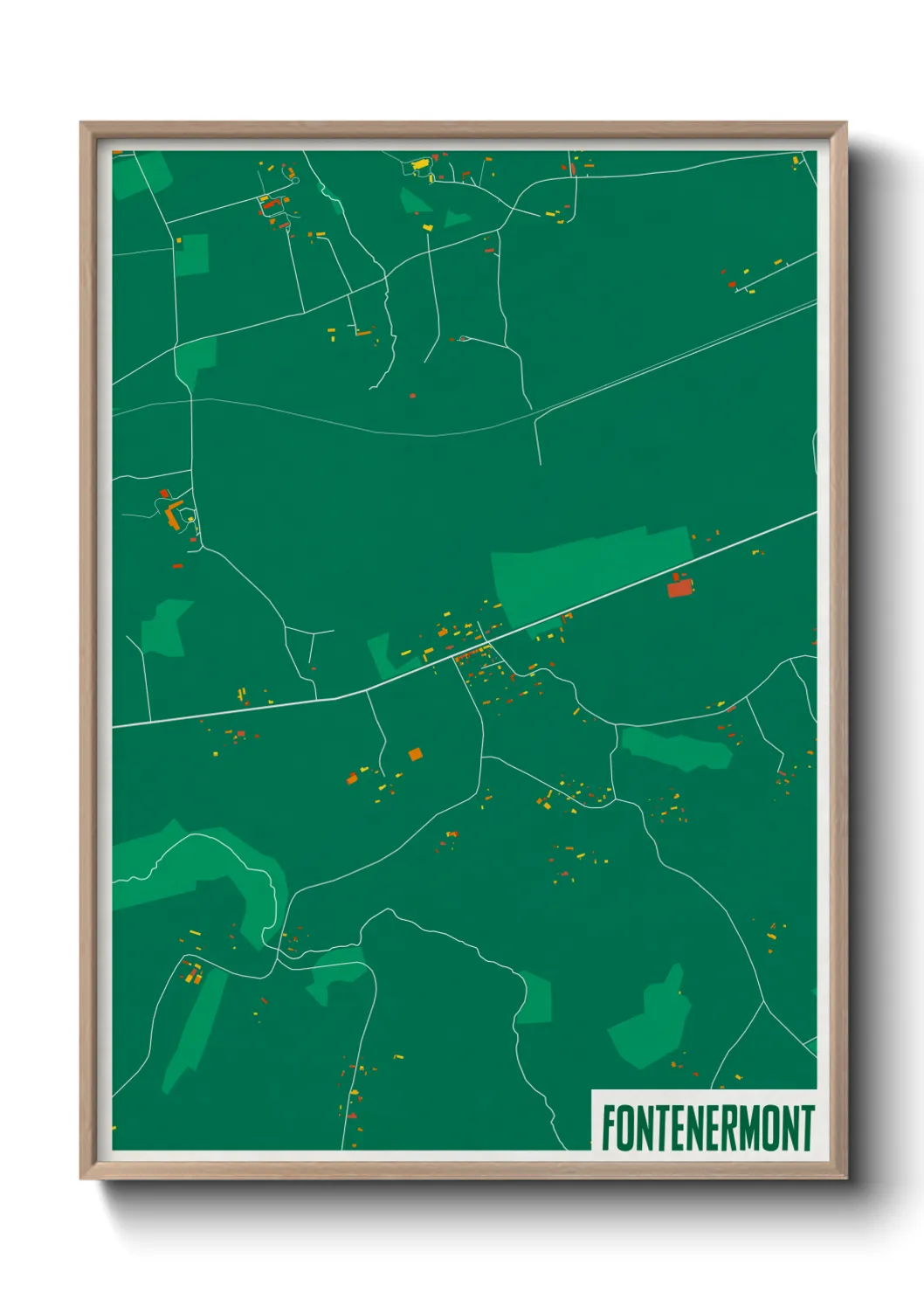 Un poster carteFontenermont