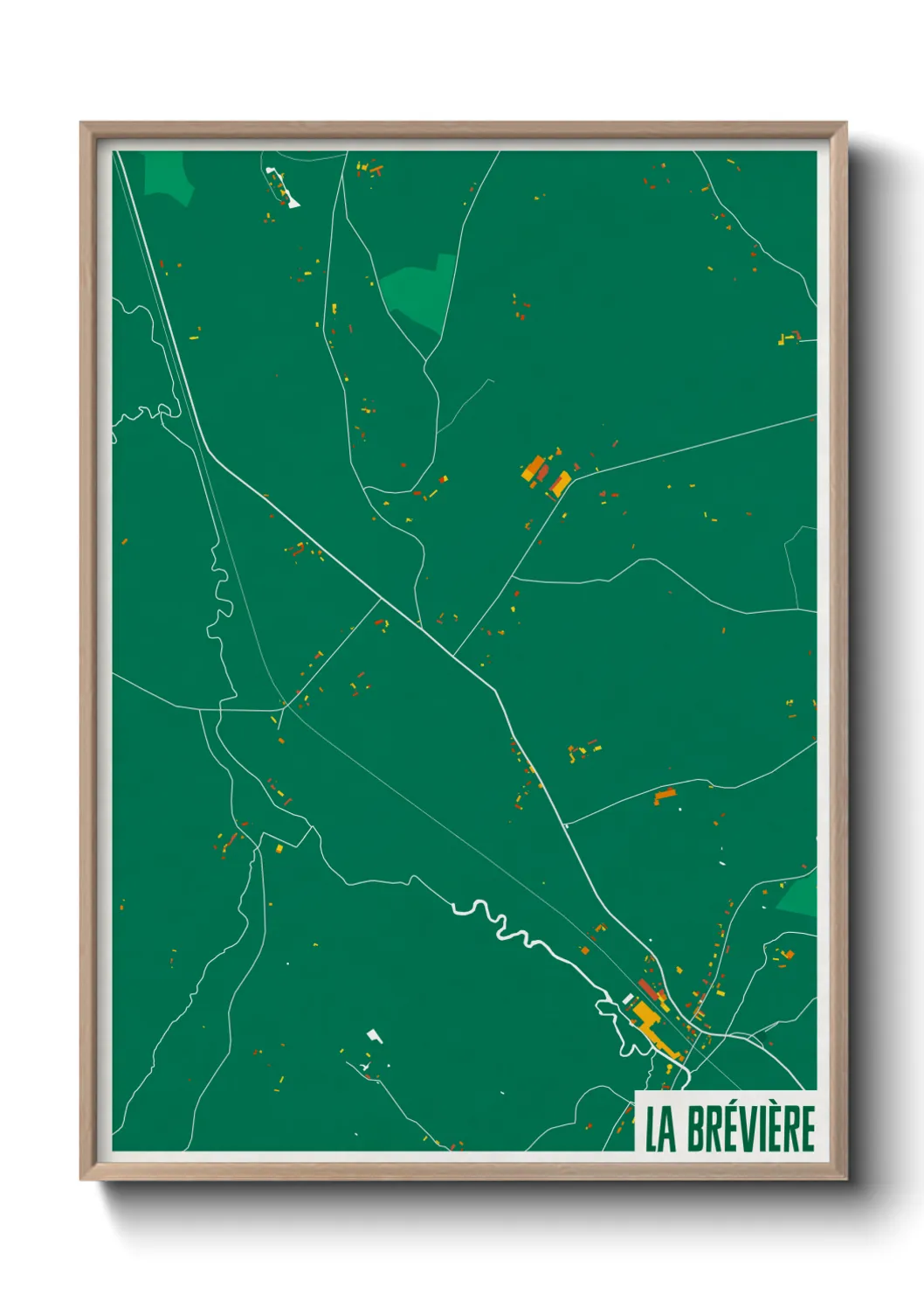 Un poster carteLa Brévière