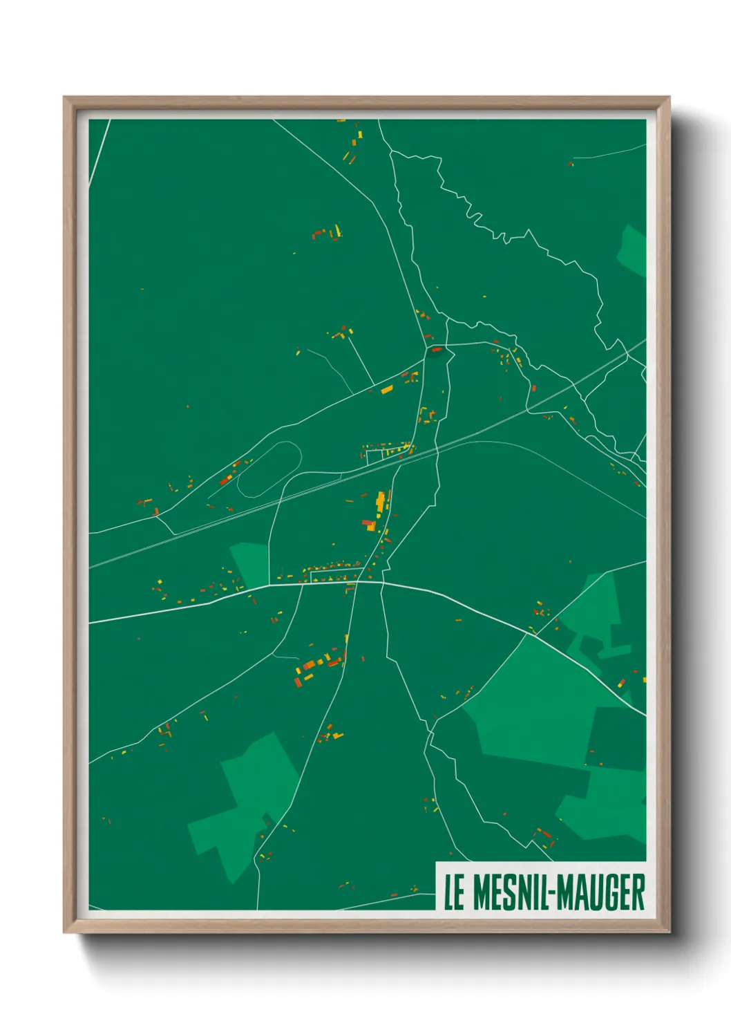 Un poster carteLe Mesnil-Mauger