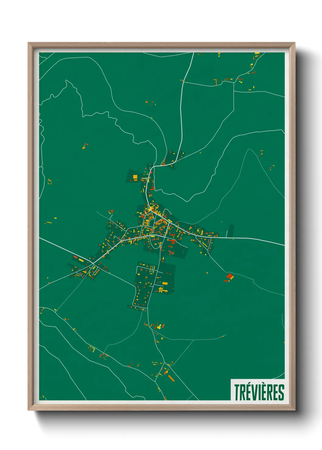 Un poster carteTrévières