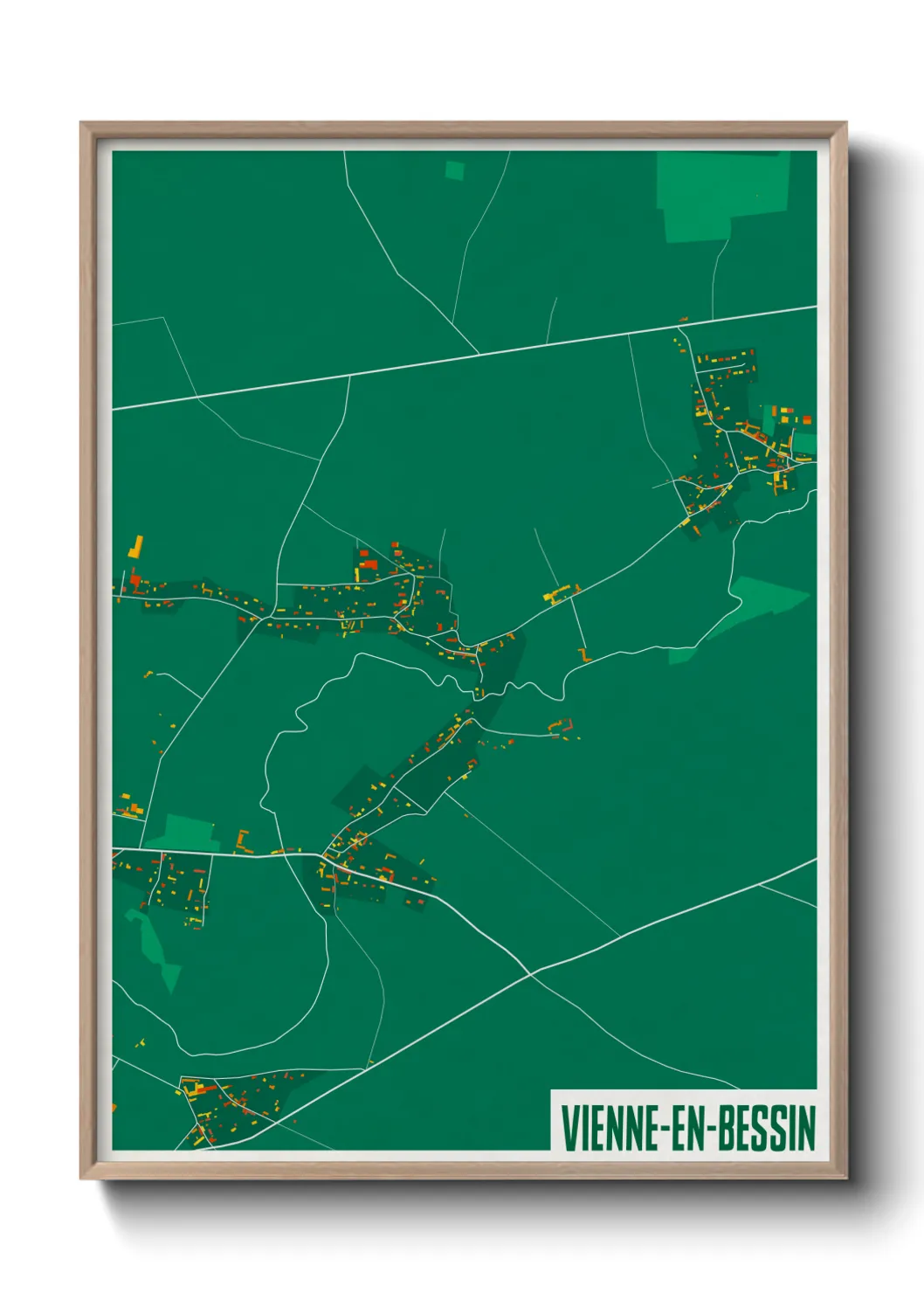 Un poster carteVienne-en-Bessin