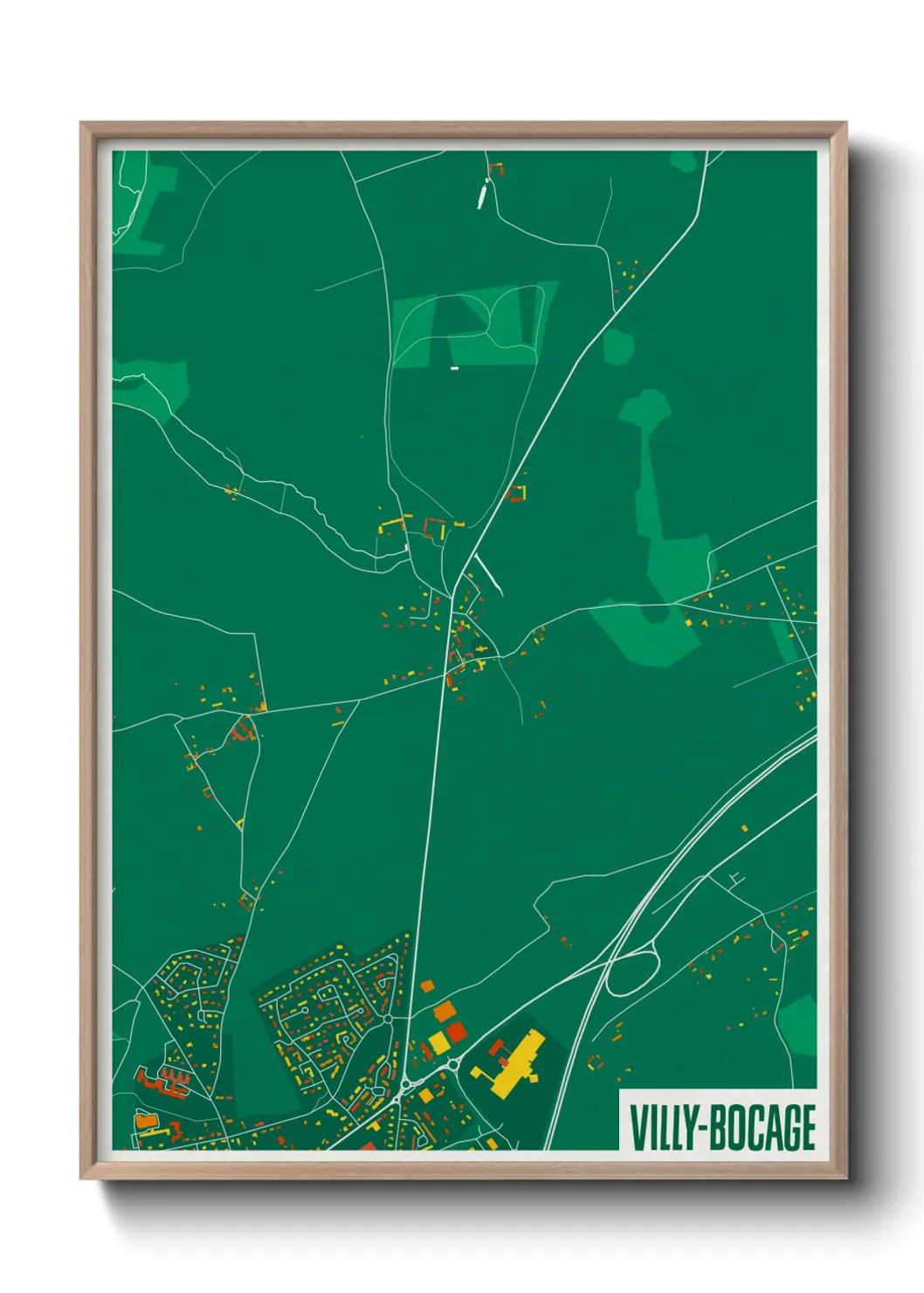 Un poster carteVilly-Bocage