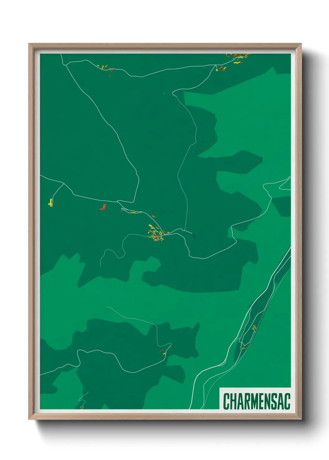Un poster carteCharmensac