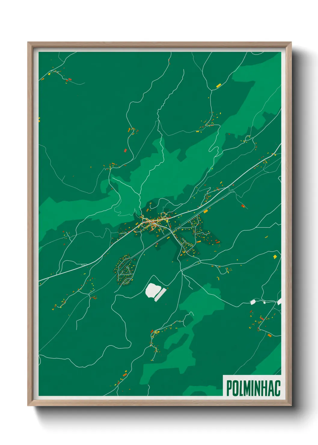 Un poster cartePolminhac