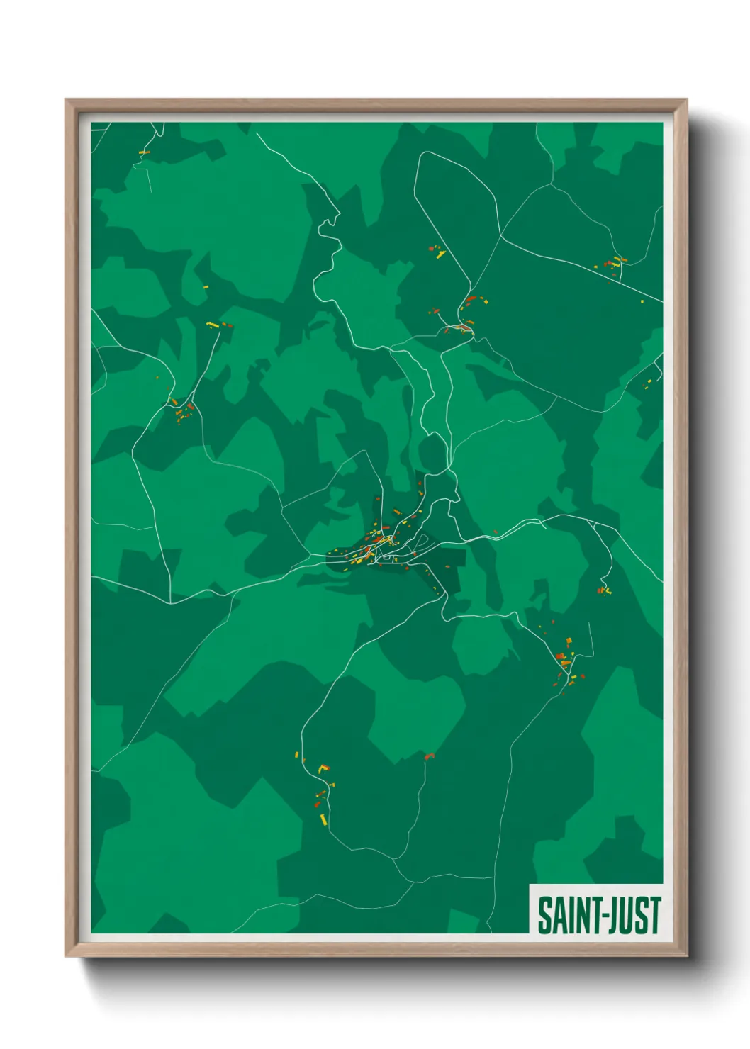 Un poster carteSaint-Just