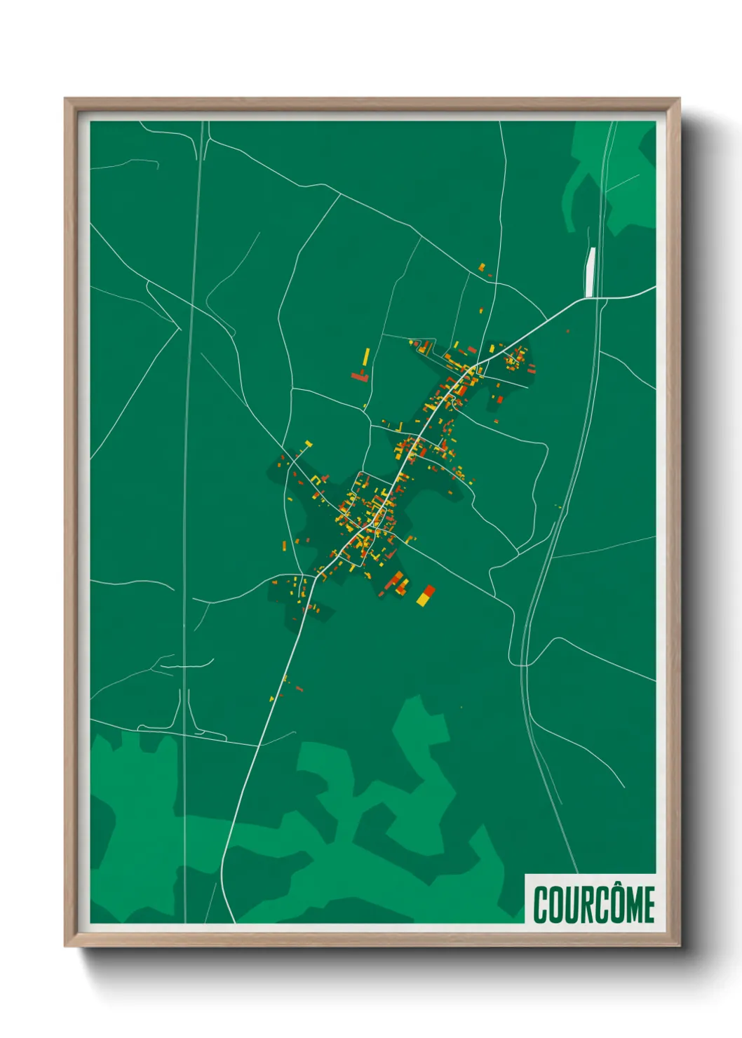Un poster carteCourcôme