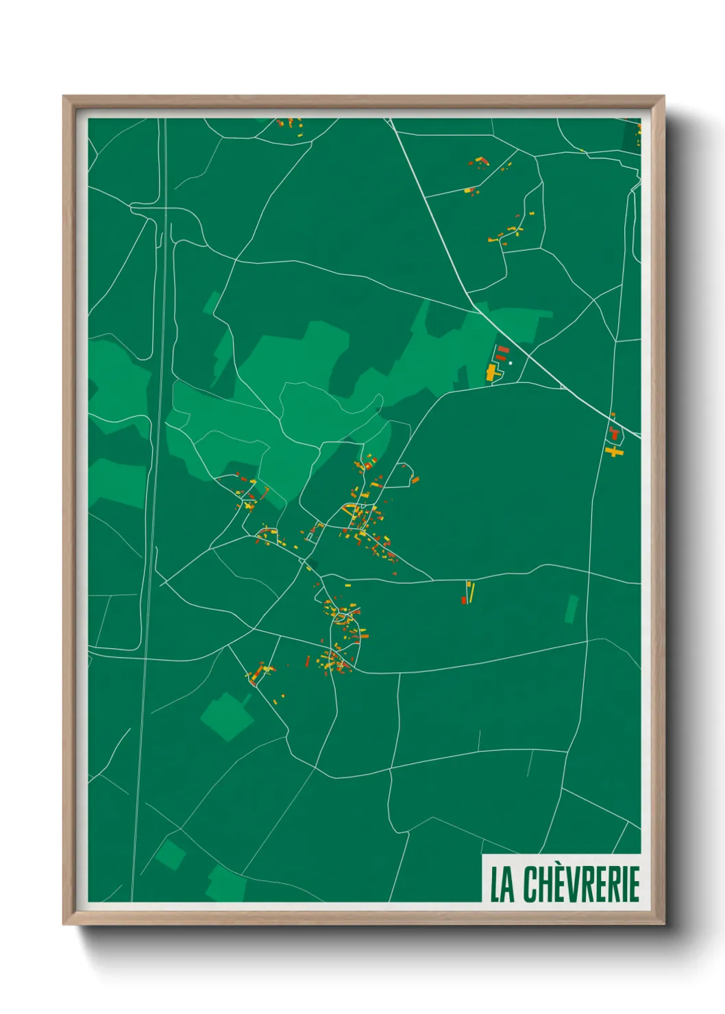 Un poster carteLa Chèvrerie