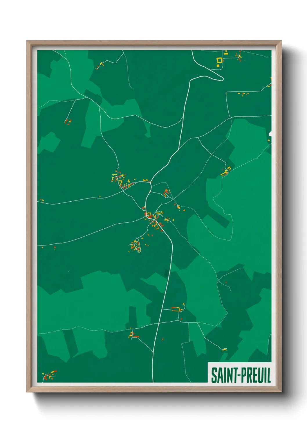 Un poster carteSaint-Preuil