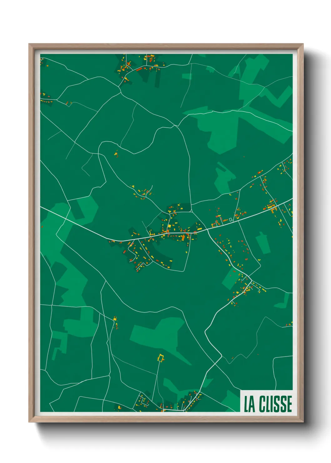 Une affiche de carte sur La Clisse