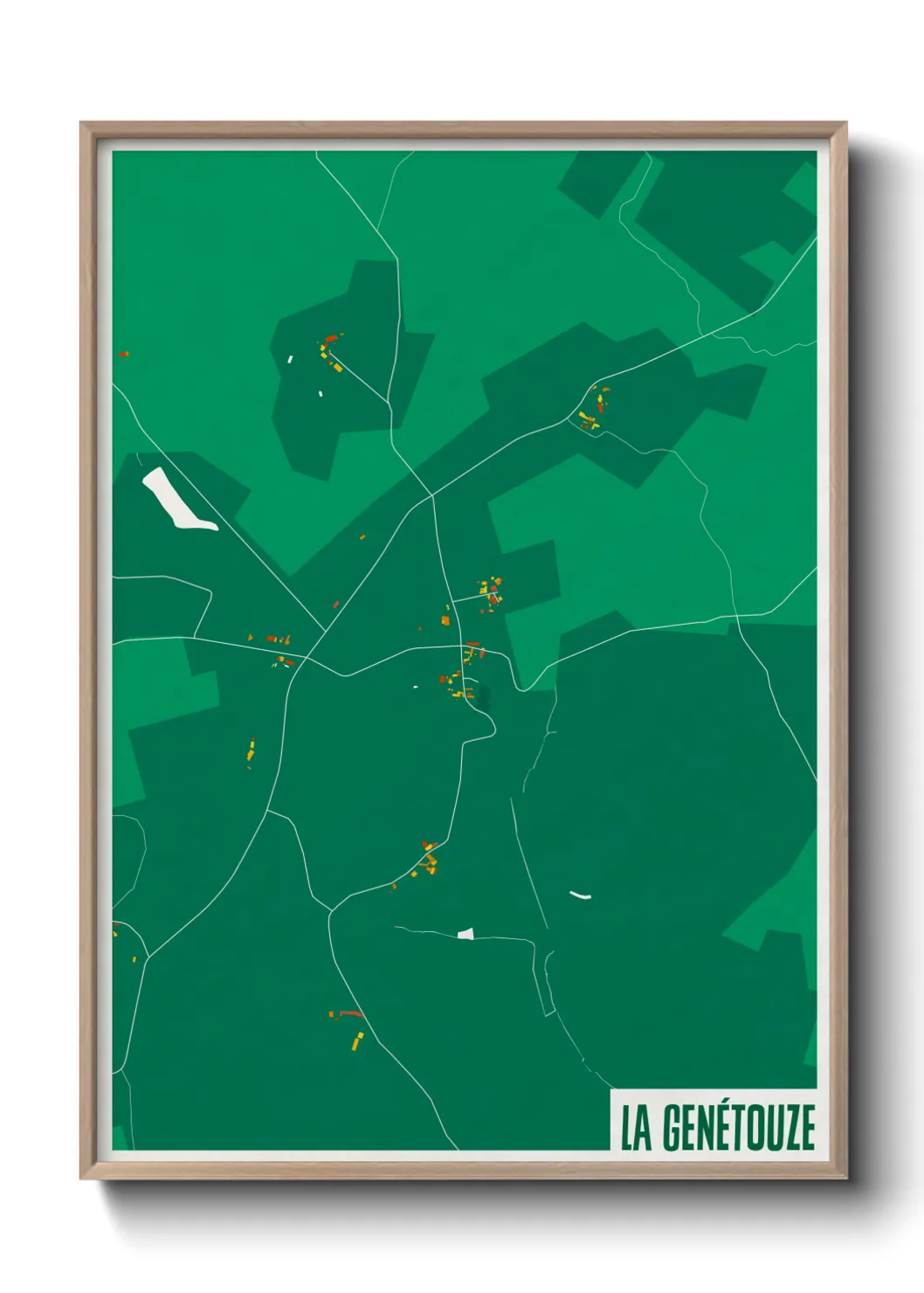 Un poster carteLa Genétouze