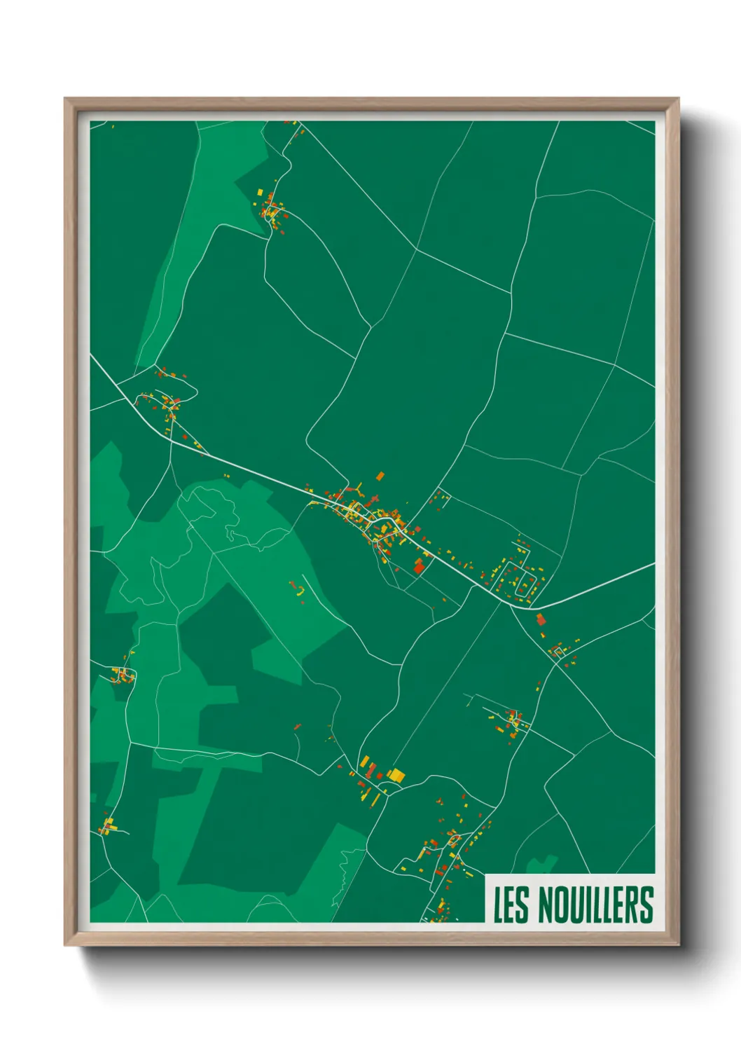 Un poster carteLes Nouillers