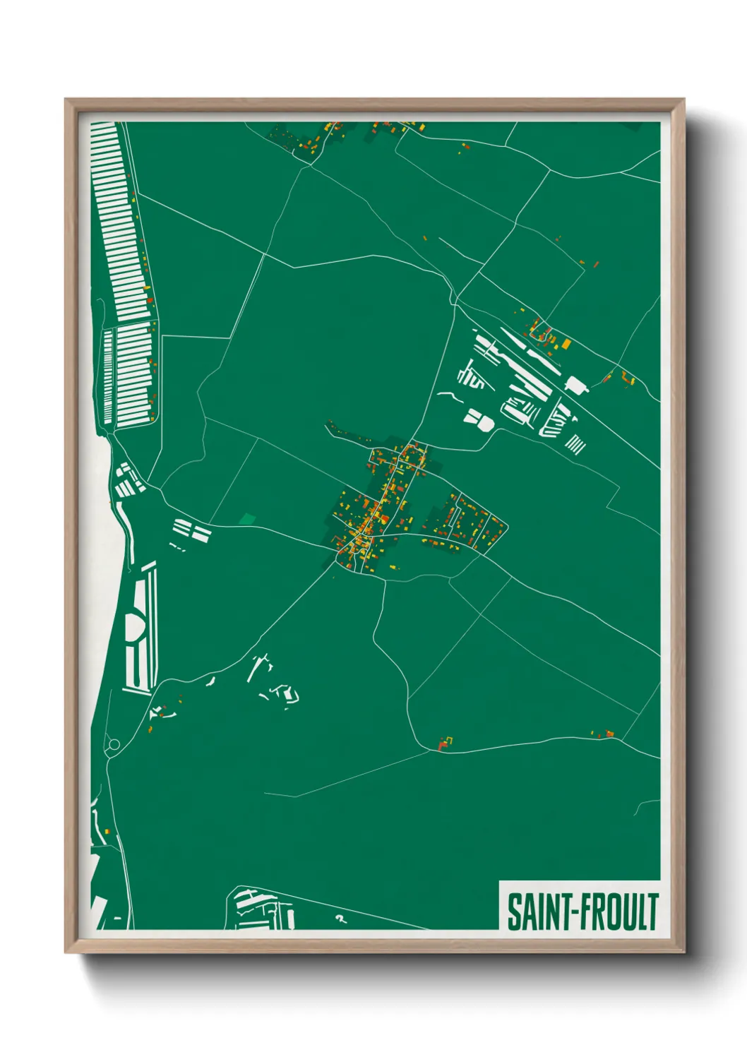 Un poster carteSaint-Froult