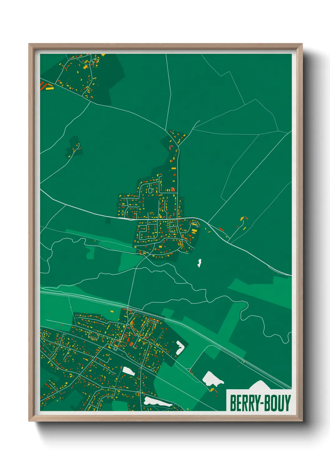 Un poster carteBerry-Bouy