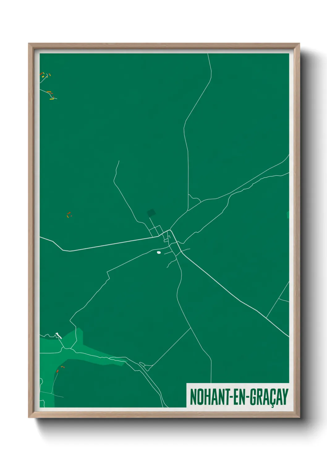 Un poster carteNohant-en-Graçay