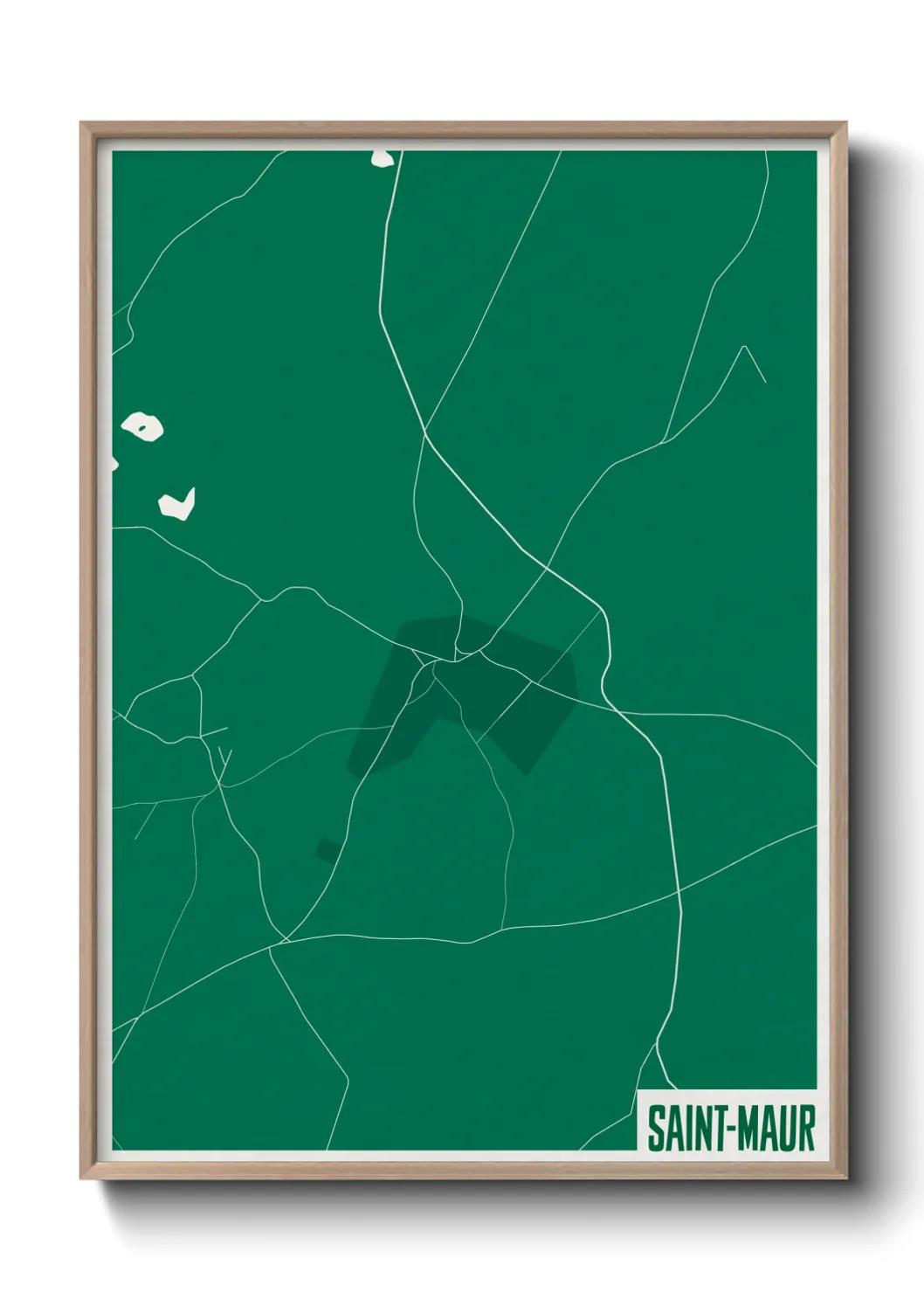 Un poster carteSaint-Maur