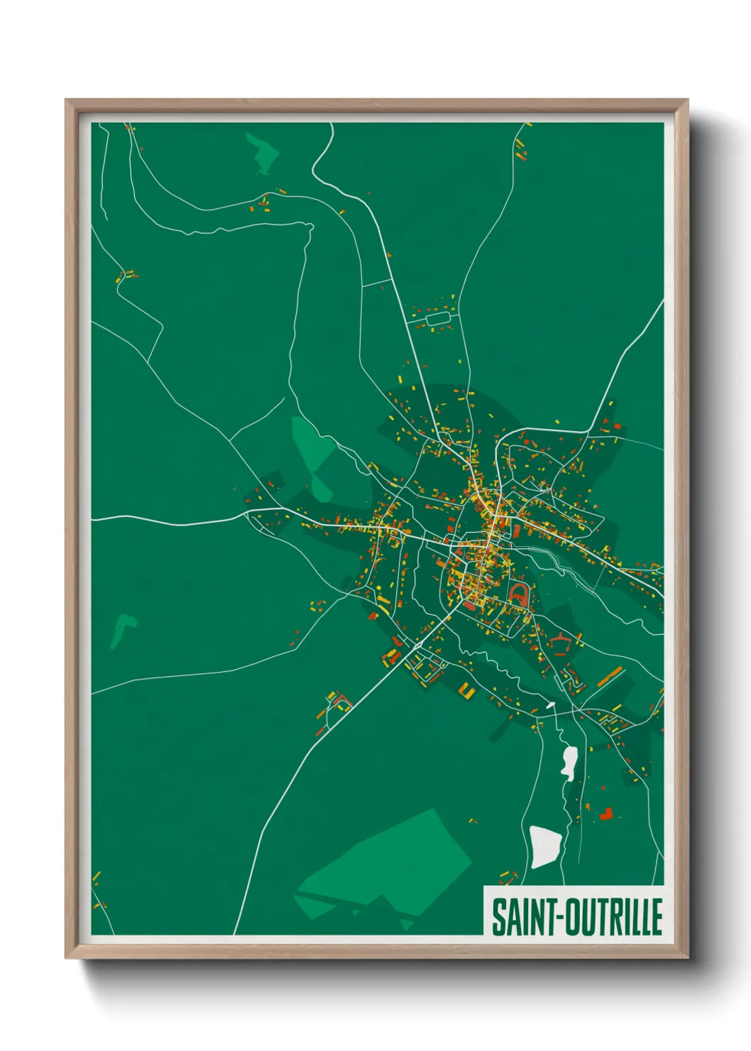 Un poster carteSaint-Outrille