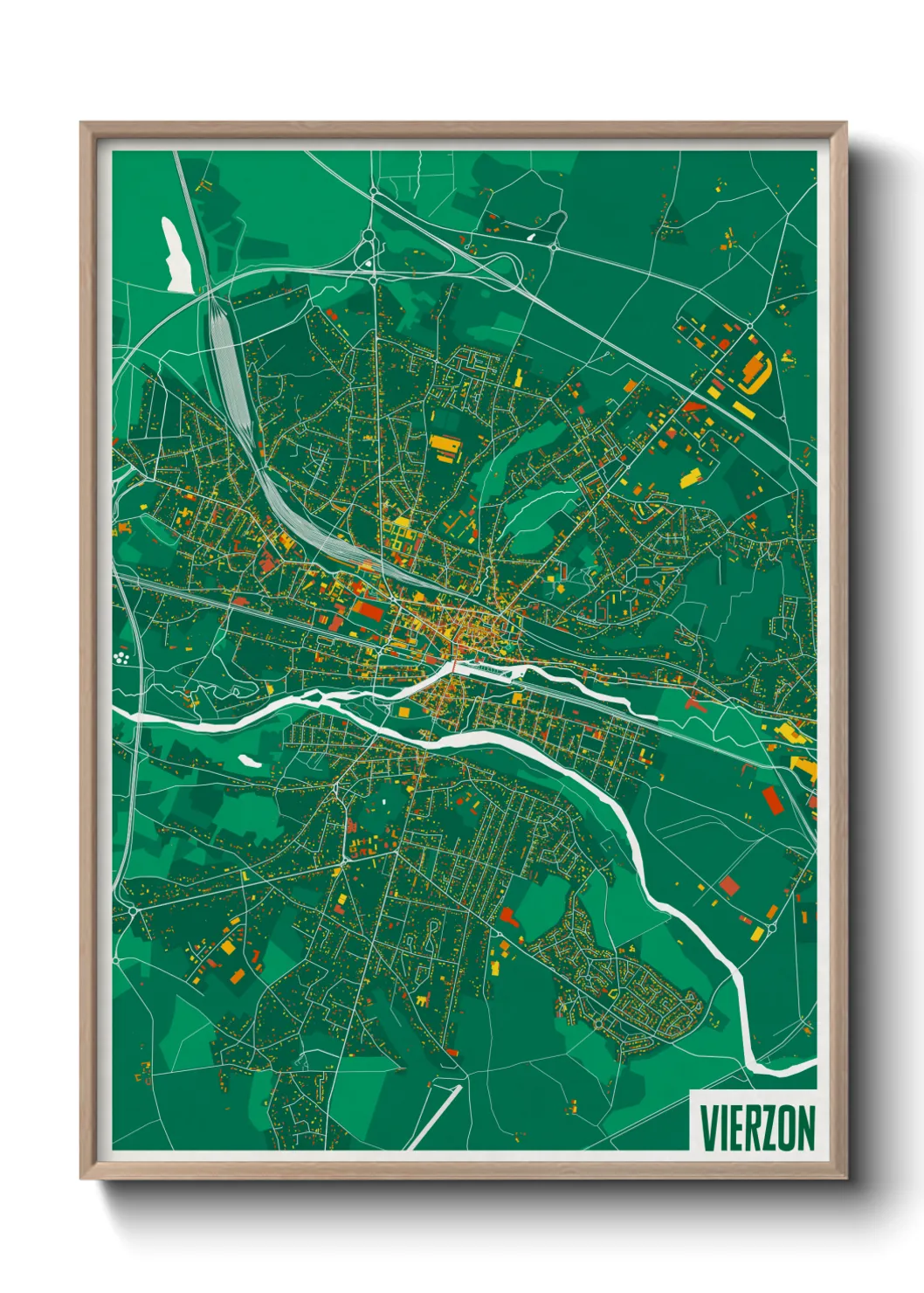 Un poster carteVierzon