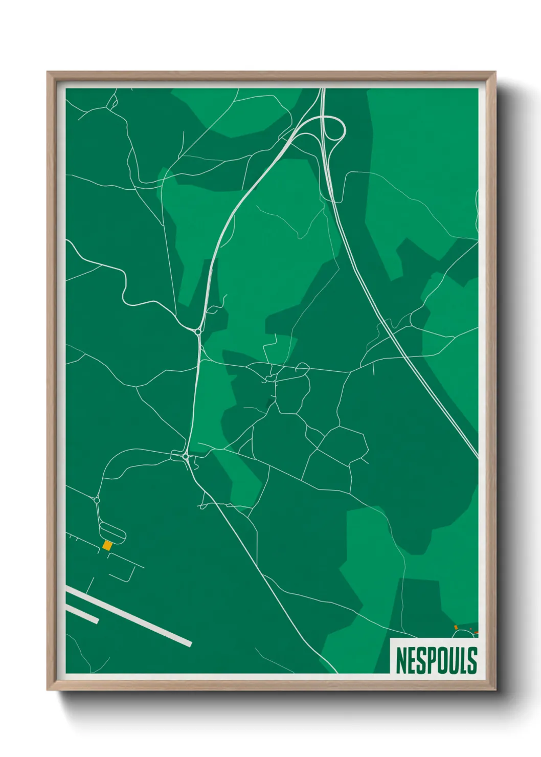 Une affiche de carte sur Nespouls