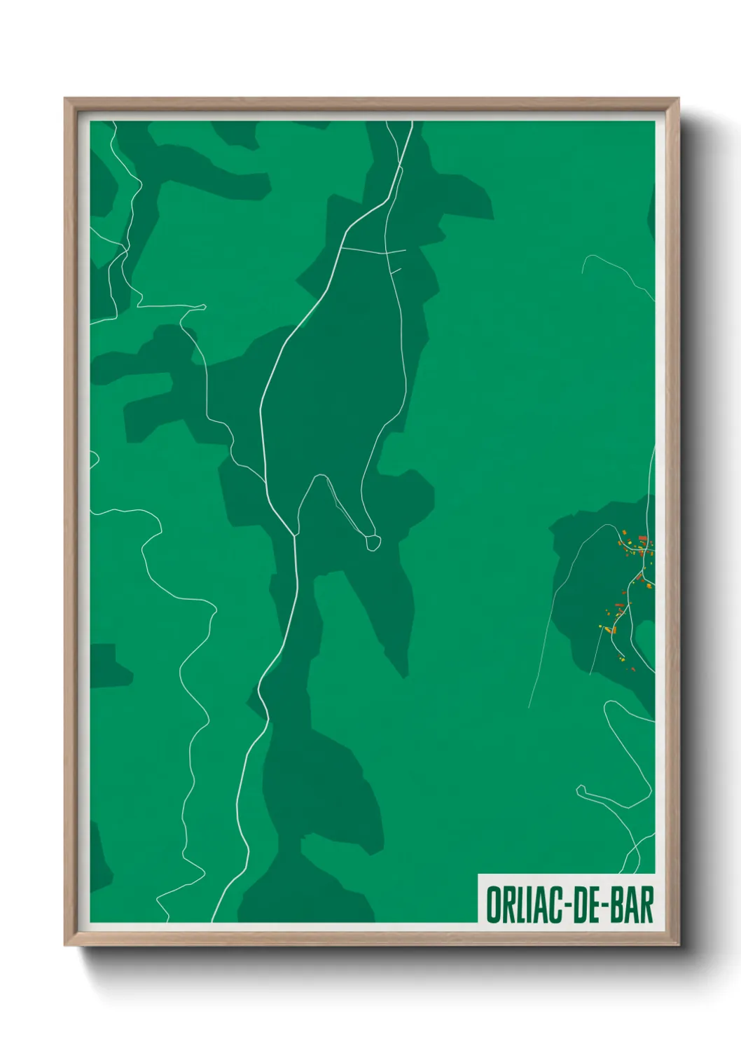 Un poster carteOrliac-de-Bar