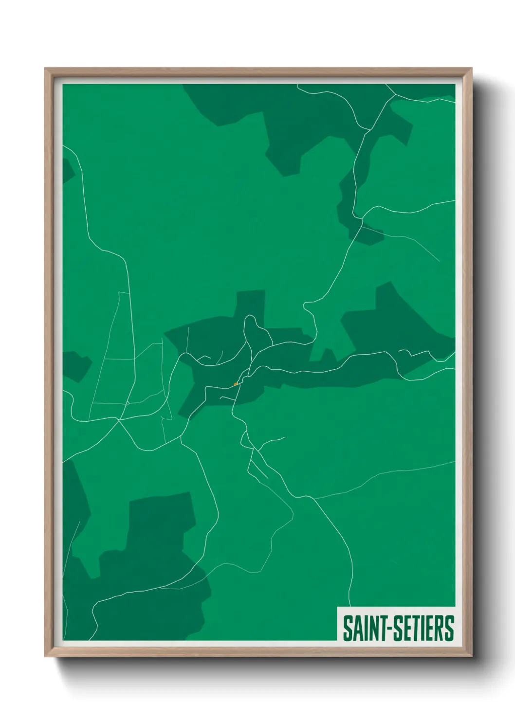 Un poster carteSaint-Setiers