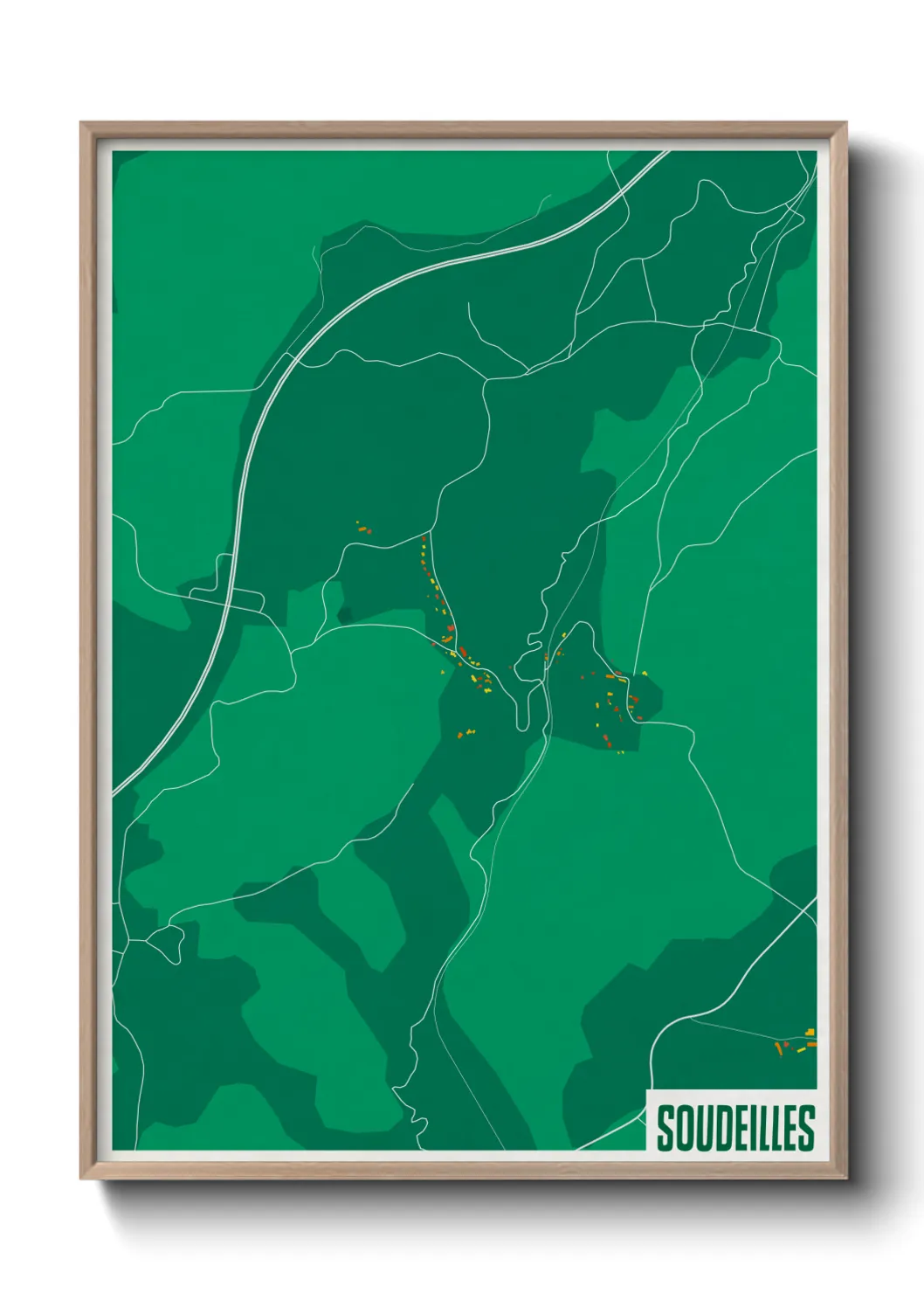 Un poster carteSoudeilles